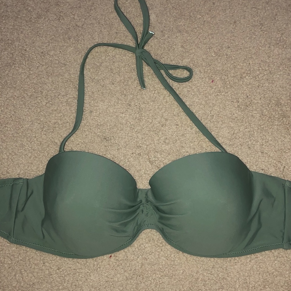 Olive green bikini top!